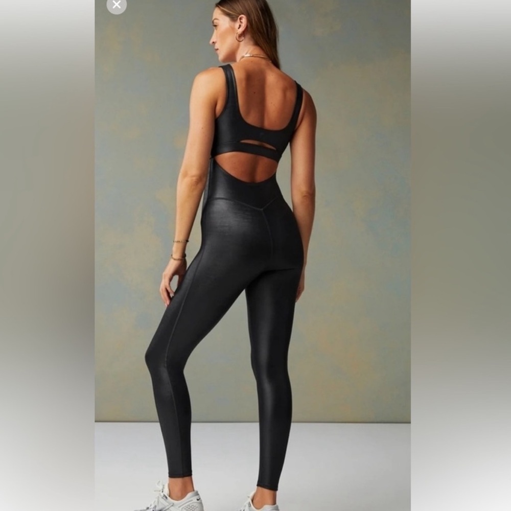 FABLETICS Black Women's Jumpsuit Khloe One Piece Edit Romper Sz S